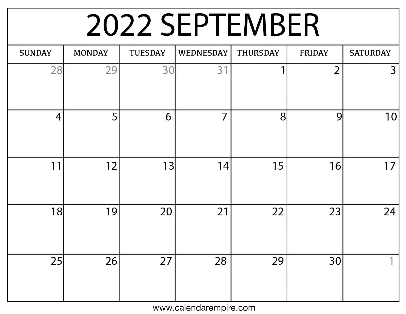 What Date School Open In September 2022